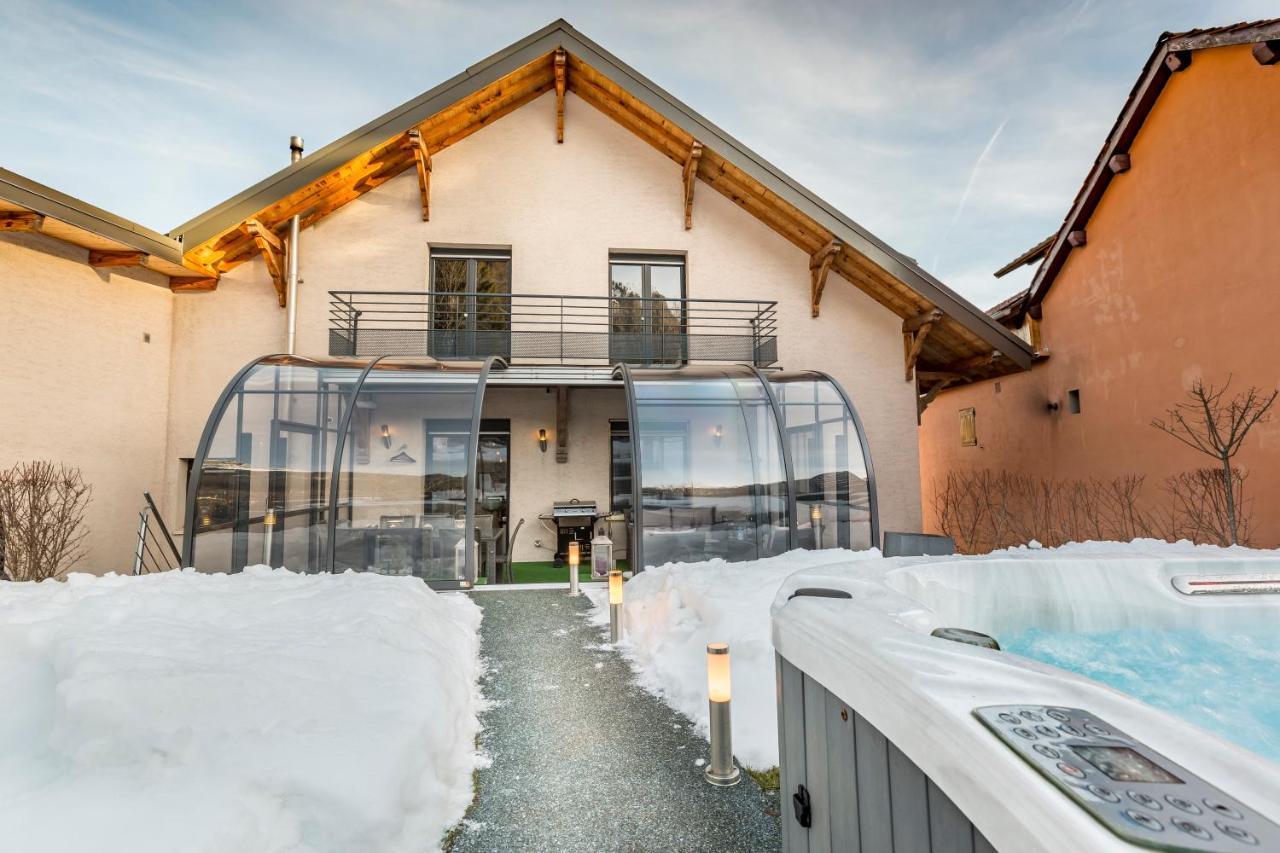 Les Edelweiss Mont-Blanc - Gite Classe 3 Etoiles Passy  Esterno foto